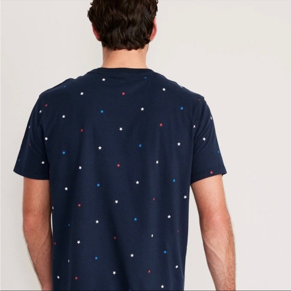 Old Navy Blue 4th of July T-Shirt with Stars - Picture 2 of 9